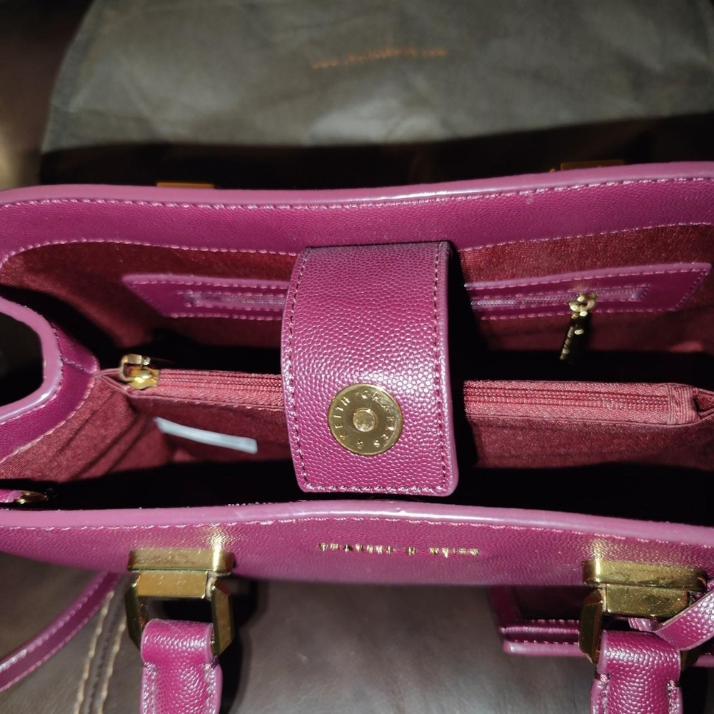 Charles & Keith Structured 2 Way Satchel - image 5